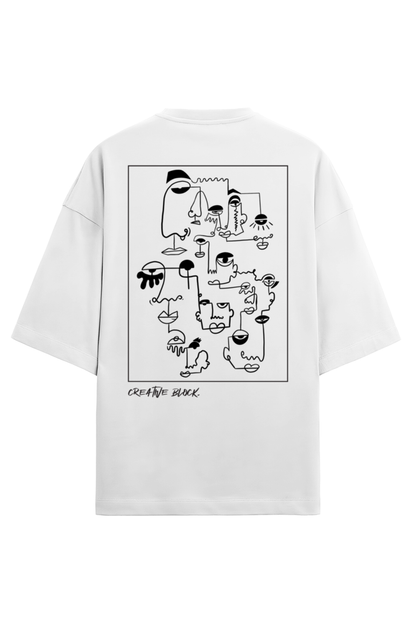 Creative Block - White Edition (Oversized Tee)