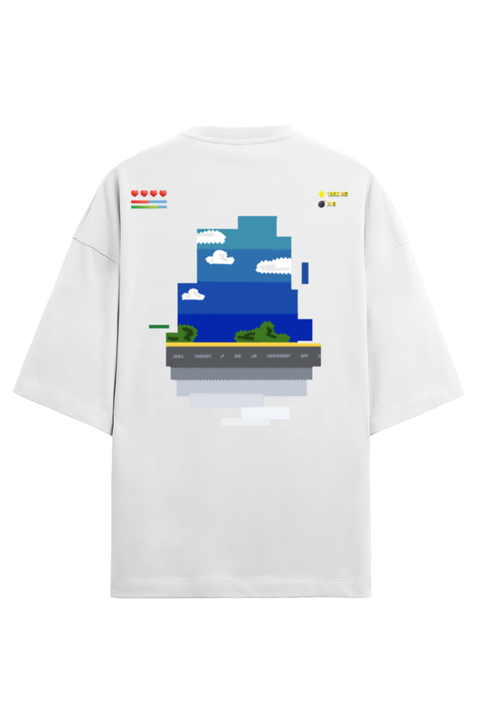 Pixel Dreams - White Edition (Oversized Tee)